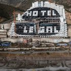 El hotel ilegal del Algarrobico, Carboneras, Almería.