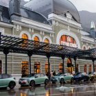 Presentación de Lancia Ypsilon en la Estación de Canfranc.