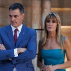 Pedro Sánchez junto a su mujer Begoña Gómez