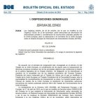 Publicación en el BOE de la ley que beneficia a etarras

REMITIDA / HANDOUT por BOE
Fotografía remitida a medios de comunicación exclusivamente para ilustrar la noticia a la que hace referencia la imagen, y citando la procedencia de la imagen en la firma
19/10/2024