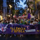 Manifestación por la vivienda en Valencia.