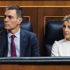 Pedro Sánchez junto a Yolanda Díaz