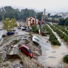 Daños provocados por la DANA en Málaga.