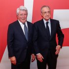 Enrique Cerezo y Florentino Pérez, en un acto.