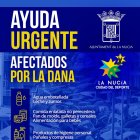 Cartel Ayuda DANA 2024