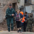 Inundacion y dererumbe de edificios en Letur, Albacete, Castilla-La Mancha.