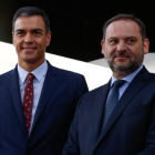 Pedro Sánchez y José Luis Ábalos en un acto en junio de 2019.