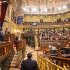 Vista del Hemiciclo durante un pleno en el Congreso de los Diputados