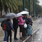 Lluvias en Málaga.