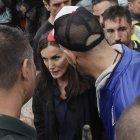 Doña Letizia, en su visita a Paiporta.