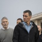 Sánchez en su visita a Paiporta