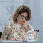 La vicepresidenta tercera y ministra para la Transición Ecológica y el Reto Demográfico, Teresa Ribera