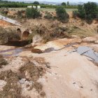 Imagen de daños causados por la DANA en el término municipal de Pedralba