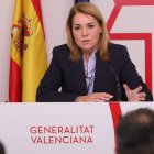 La vicepresidenta y consellera de Servicios Sociales, Igualdad y Vivienda y portavoz del Consell, Susana Camarero