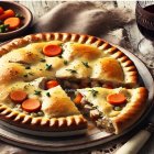Pastel de pollo y verduras