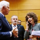 La vicepresidenta primera y ministra de Hacienda, comparece en la Comisión de Investigación por el ‘caso Koldo’ en el Senado