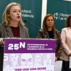 La vicepresidenta de la Diputació de València, Natàlia Enguix.