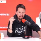 Pablo Iglesias, en los estudios de Canal Red.