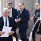 José Luis Ábalos a su salida tras declarar como imputado por el ‘caso Koldo’ en el Tribunal Supremo