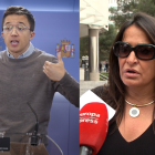 El exportavoz de Sumar, Íñigo Errejón, y la colaboradora de televisión Aída Nízar.