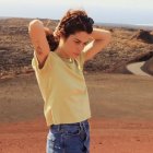 Isa Serra de turista en Lanzarote