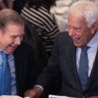 El presidente electo de Venezuela, Edmundo González y el ex presidente del Gobierno, Felipe González