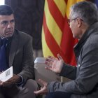 El president de la Generalitat, Carlos Mazón, recibe el informe de fiscalización de la Cuenta General de la Generalitat correspondiente a 2023, por parte de el síndic major de la Sindicatura de Comptes, Vicent Cucarella