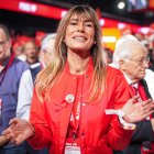 Begoña Gómez durante la clausura del 41º Congreso Federal del PSOE .