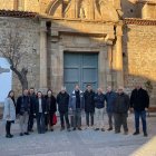 José Arenes y secretarios autonómicos de Agricultura y Medio Ambiente, en su visita a El Toro