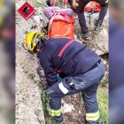 Rescatada una senderista tras lesionarse la rodilla y golpearse la cabeza en Sella (Alicante)