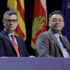 El ministro de Justicia, Félix Bolaños, y el fiscal general del Estado, Álvaro García Ortiz.