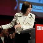 La secretaria general del PSPV-PSOE y ministra de Ciencia, Innovación y Universidades, Diana Morant, interviene durante la clausura del 15º Congreso Nacional del PSPV-PSOE, en el Palacio de Congresos, a 2 de febrero de 2025, en Valencia, Comunidad Valenciana (España). Durante el encuentro, convocado bajo el lema ‘Ací estem’, se ha ratificado a Diana Morant como secretaria general de los socialistas valencianos. Además, se ha celebrado para dar a conocer la nueva ejecutiva y la hoja de ruta política del PSPV-PSOE.

Jorge Gil / Europa Press
02 FEBRERO 2025;PSPV;PSOE;SECRETARIA;GENERAL;CONGRESO;SOCIALISTAS
02/2/2025