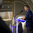 El president de la Generalitat Valenciana, Carlos Mazón, protagoniza un desayuno informativo de Fórum Europa