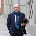 El abogado del ex pesidente catalán Carles Puigdemont, Gonzalo Boye, a su llegada a una vista pública, en el Tribunal Supremo.