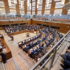 Pleno en la Asamblea de Madrid.
