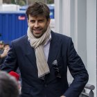 Gerard Piqué, tras declarar en el Juzgado de Majadahonda.
