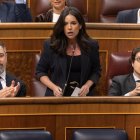 Archivo - La portavoz de VOX en el Congreso, Pepa Millán, interviene durante una sesión de control, Congreso de los Diputados, a 12 de febrero de 2025, en Madrid (España).