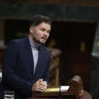 Gabriel Rufián en una intervención desde el Hemiciclo.