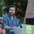 Iván Espinosa de los Monteros durante un acto de Vox.