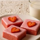 Brownies de fresa