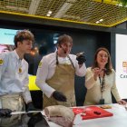 González Corral en la visita al XXXVIII Salón Gourmets.