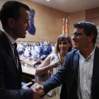 El presidente de la Diputación de Valencia, Vicent Mompó, y Jorge Rodríguez