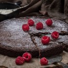 Pastel de chocolate sin harina