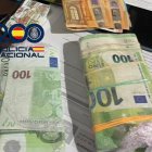 Dinero intervenido en la operación 'Prima'.