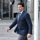 Archivo - La pareja de la presidenta de la Comunidad de Madrid, Alberto González Amador, sale de declarar a los juzgados de Plaza de Castilla, a 24 de febrero de 2025, en Madrid (España). González Amador declara ante la jueza en calidad de investigado en.