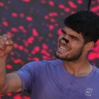 Carlos Alcaraz, en el Masters 1.000 de Roma 2025.