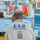 Archivo - Sala operativa del 112 de Canarias.