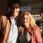 Leire Díez, la fontanera del PSOE, con Pedro Sánchez