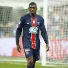 Ousmane Dembélé, durante un partido del PSG.