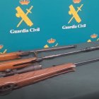 Parte de las armas incautadas.